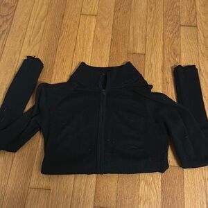 lululemon athletica Black zip up cardigan